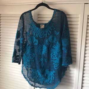 Yoana Baraschi Lace Blouse
